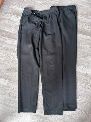 2 Pantalones grises uniforme colegio T.13-14