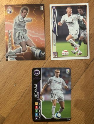 Cromos David Beckham Real Madrid
