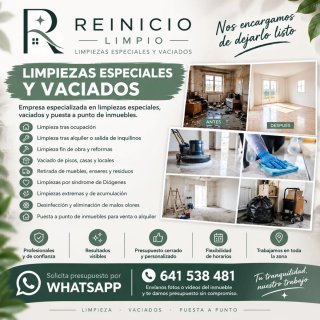 Servicios de limpiezas