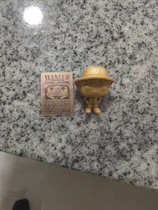 Mini Funko Pop Luffy Dorado