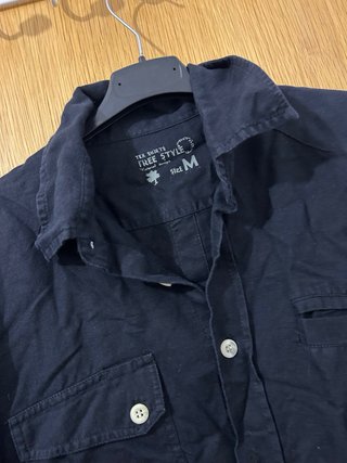 Camisa manga corta azul Talla M
