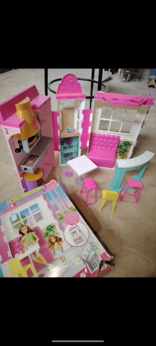 Casa Barbie con Cucina e Accessori grill