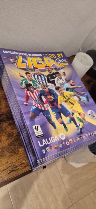 Lote Album Cromos Panini Liga Este 2026-27