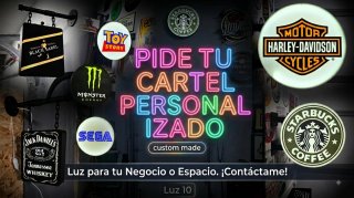 Carteles LED personalizados para tu negocio