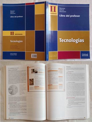 TECNOLOGÍA - 3 LIBROS ESCOLARES GRANDES