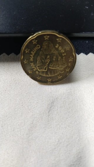 Moneda 20 céntimos Euro San Marino 2002
