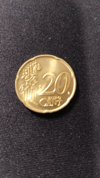 Moneda 20 céntimos Euro San Marino 2002