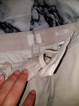 2 Bermudas chico beige y negro