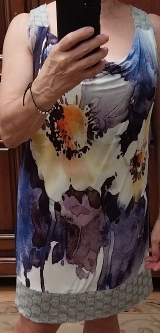 Vestido de verão estampado floral
