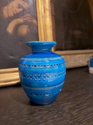 Vaso Bitossi Flavia Montelupo Blu