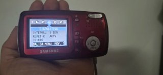 Cámara Samsung Digimax A502 Roja