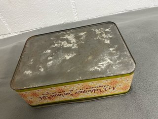 Caja Lata Antigua Crema Membrillo La Dulce Granada