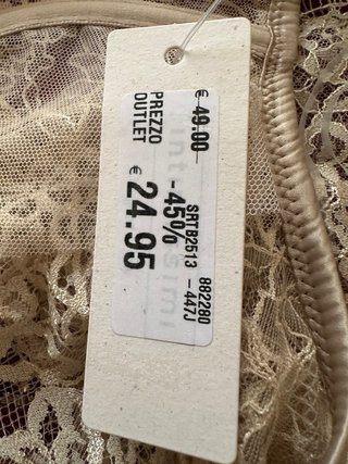 Corsetto Intimissimi Beige Pizzo