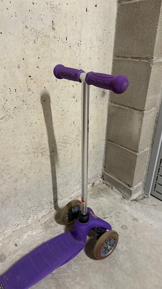 Patinete infantil 3 ruedas morado