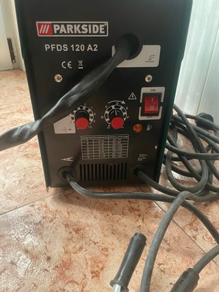 Soldadora Parkside PFDS 120 A2 hilo tubular