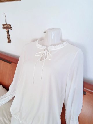 Blusa bianca donna Tg S