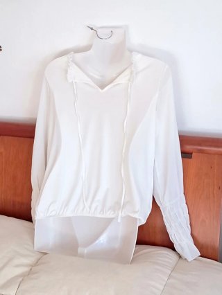 Blusa bianca donna Tg S