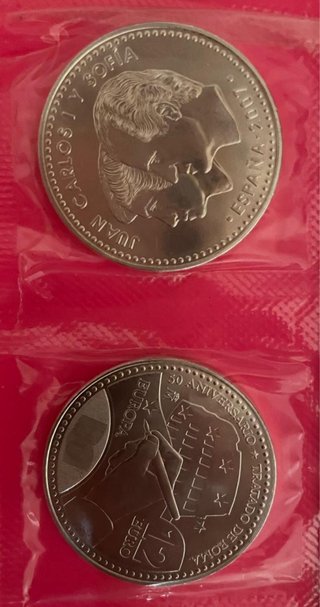 Moneda Juan Carlos y Sofía España 2007