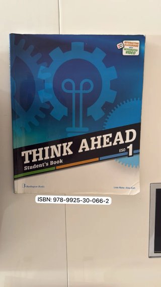 Libro inglés THINK AHEAD 1 ESO BURLINGTON BOOKS