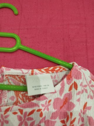 Mono corto niña Zara estampado floral
