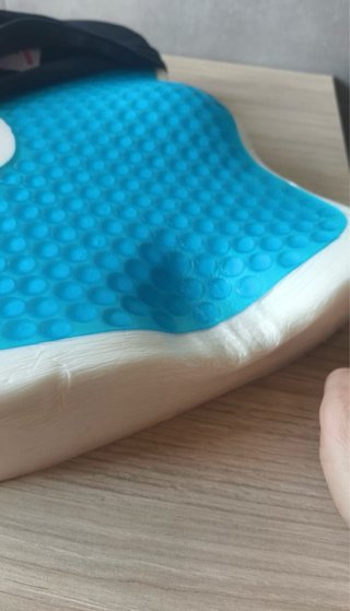 Cojín ergonómico negro/gris