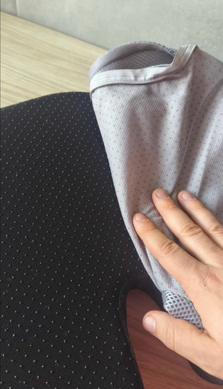 Cojín ergonómico negro/gris