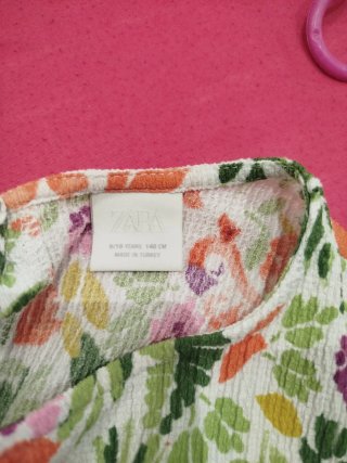 Mono corto Zara niña estampado floral