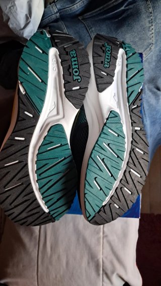 Zapatillas Joma Running Negras y Turquesa