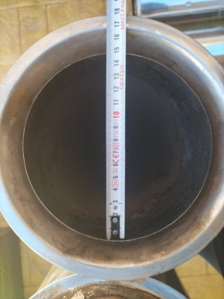 Tubos de chimenea/calefacción metálicos INOX