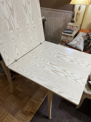 Mesa de comedor tipo libro | Pino blanco