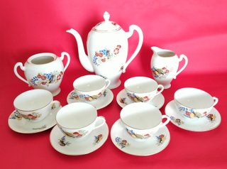 Juego de café Limoges porcelana