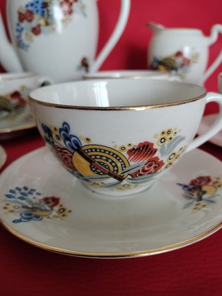 Juego de café Limoges porcelana