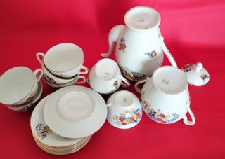 Juego de café Limoges porcelana