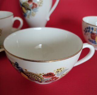 Juego de café Limoges porcelana