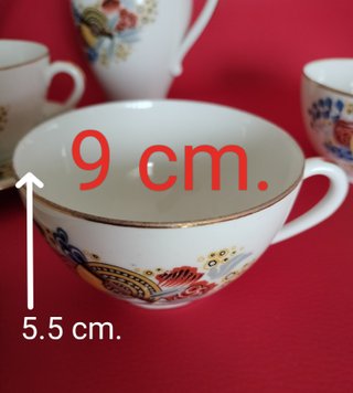 Juego de café Limoges porcelana