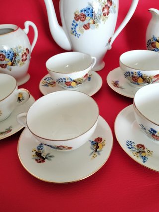Juego de café Limoges porcelana