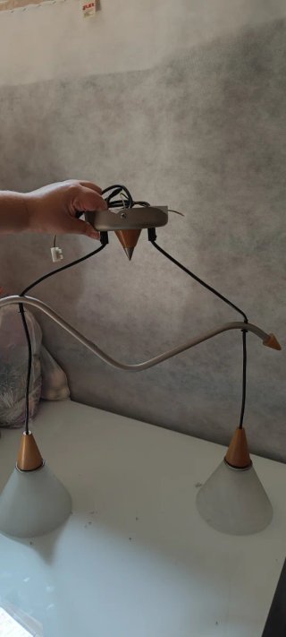 Lámpara de techo colgante 2 luces