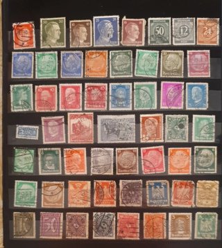 Lote de 55 Sellos Deustche Reich