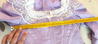 Traje de Fallera Azul y Multicolor