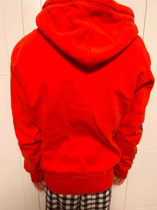 Sudadera Superdry Roja con Cremallera