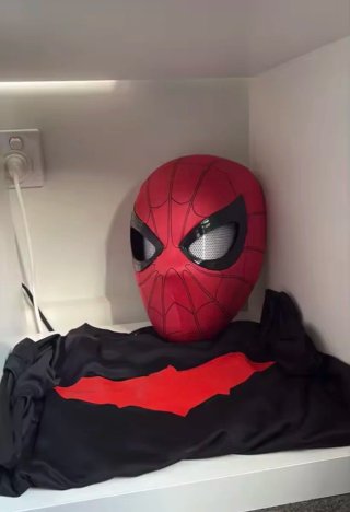 Mascara Spiderman con control de anillo