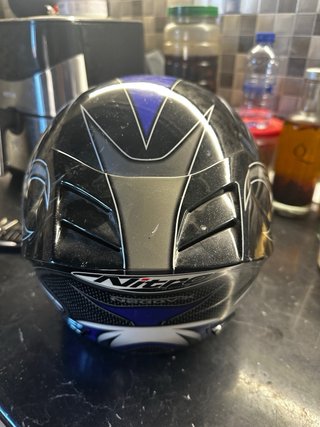 Casco integral Nitro Racing Talla S Azul