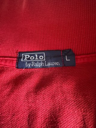 Polo Ralph Lauren Manga Larga Rojo