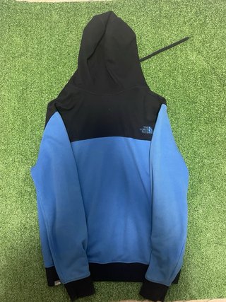 Felpa The North Face zip blu e nera