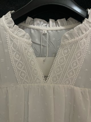 Blusa NEW STUDIO blanca talla S