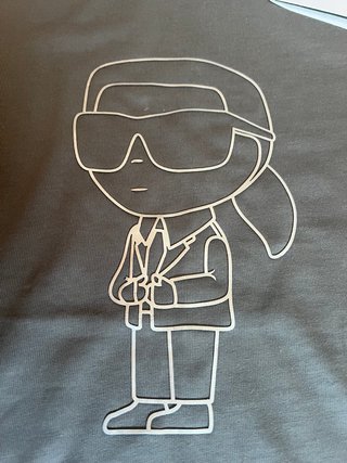 Camiseta Karl Lagerfeld Gris