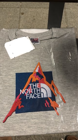 Camiseta The North Face Gris Talla M