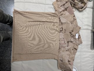 Polo militar manga corta camuflaje