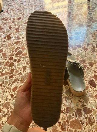 Sandalias Zara Hebillas Verde Oliva