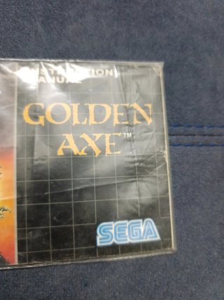 Manual Golden Axe Megadrive Original Sega